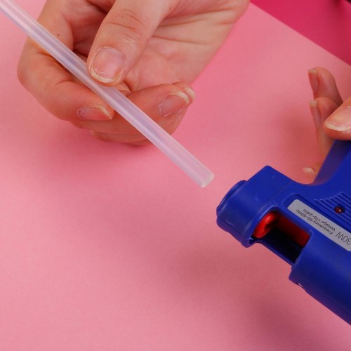 Пистолет термоклеевой сетевой DEKO DKGG30 SET2 с набором клеевых стержней (12 шт, 7 мм) 063-4979 - изображение 5