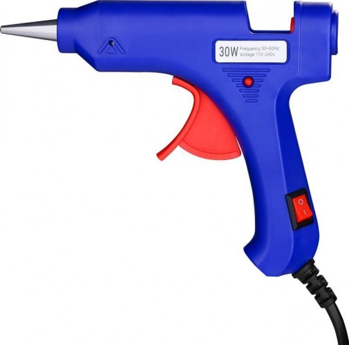 Пистолет термоклеевой сетевой DEKO DKGG30 SET4 с подставкой + набор клеевых стержней (20 шт, 7 мм 063-4980 - изображение 2