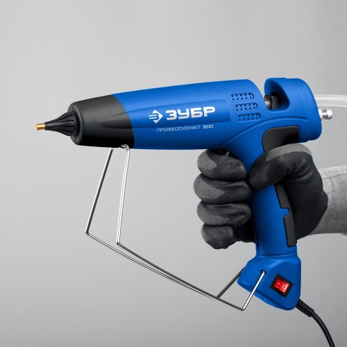 Пистолет термоклеевой сетевой ЗУБР Профессионал 500 06859-11 - изображение 2