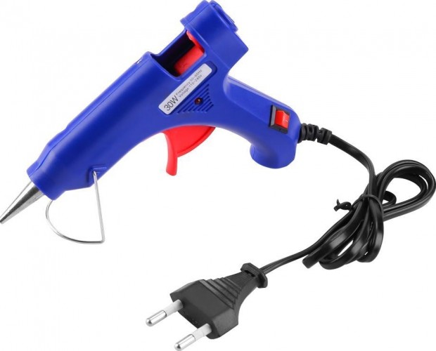 Пистолет термоклеевой сетевой DEKO DKGG30 SET2 с набором клеевых стержней (12 шт, 7 мм) 063-4979 - изображение 2