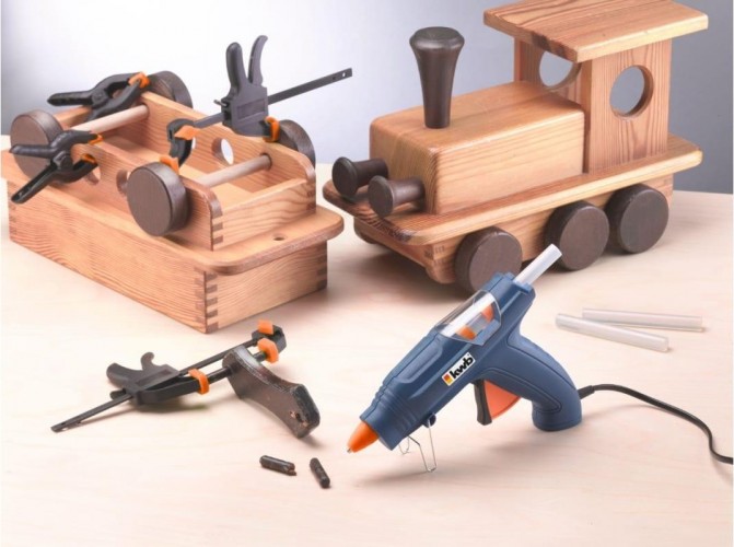 Пистолет термоклеевой сетевой KWB 538 211 70вт, 11мм 538211 - изображение 2