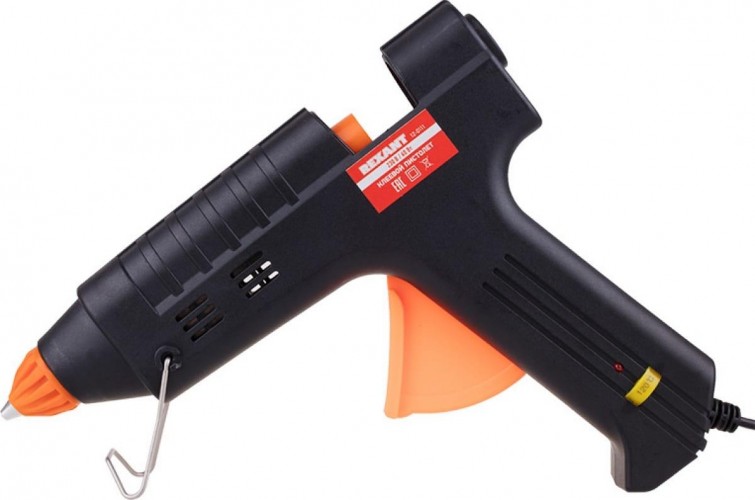 Пистолет термоклеевой сетевой REXANT 12-0111 с регулировкой температуры, кейс - изображение 2