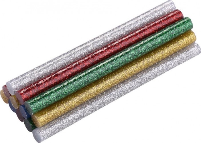 Пистолет термоклеевой сетевой DEKO DKGG40 SET 5 с набором цветных клеевых стержней (12 шт, 7 мм) 063-4970 - изображение 4