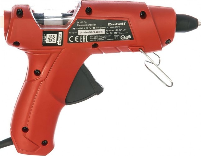 Пистолет термоклеевой сетевой EINHELL TC-GG 30 4522170 - изображение 2