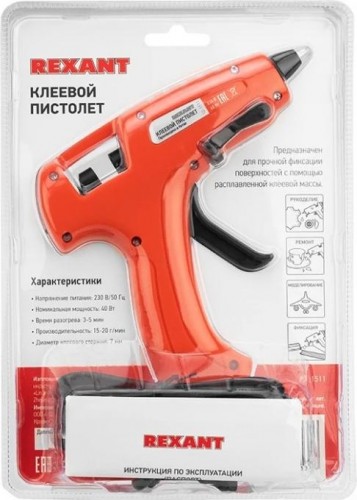 Пистолет термоклеевой сетевой REXANT ЭКСПЕРТ 12-1511 - изображение 3