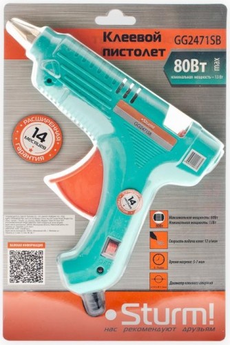 Пистолет термоклеевой сетевой Sturm GG2471SB - изображение 4