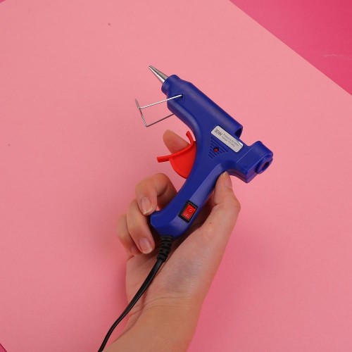 Пистолет термоклеевой сетевой DEKO DKGG30 SET5 с набором цветных клеевых стержней (12 шт, 7 мм) 063-4981 - изображение 4