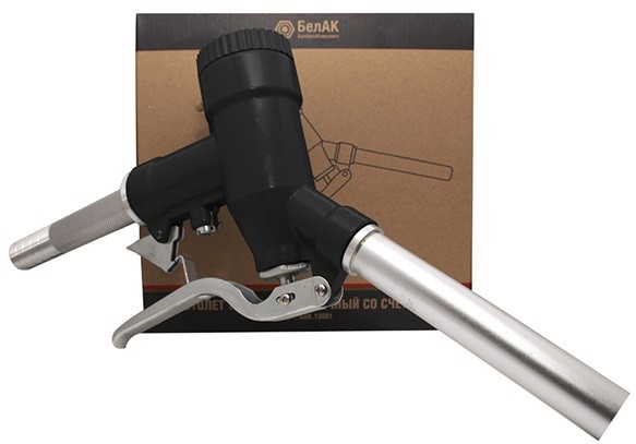 Пистолет топливораздаточный БелАК 1" с счетчиком и ручным отсекателем, 25-60 л/мин БАК.12015 - изображение 3