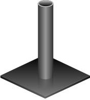 Пята опорная РИНСТРОЙ D-32/42 мм 009668