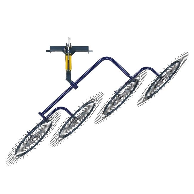 Грабли ворошилки СКАУТ PL-4600 для трактора, четыре колеса сгребания - изображение 4