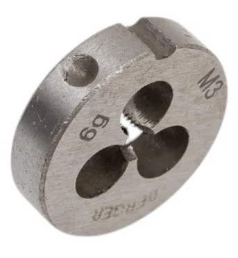 Плашка BERGER BG1001 метрическая M3х0,5 мм, внешний d 20 мм - изображение 2