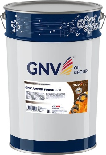 Пластичная смазка GNV Amber Force EP 0 17 кг GAF101710101924EP10020