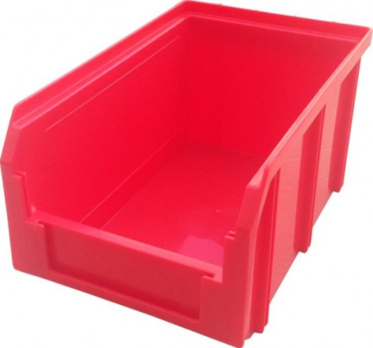 Пластиковый ящик СТЕЛЛА-ТЕХНИК V-2 234 х 149 х 121 мм красный