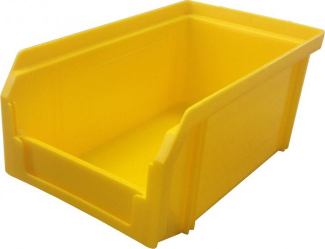 Пластиковый ящик СТЕЛЛА-ТЕХНИК V-1 171 х 102 х 75 мм желтый