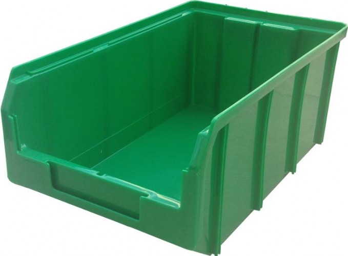 Пластиковый ящик СТЕЛЛА-ТЕХНИК V-3 341 х 207 х 143 мм зеленый