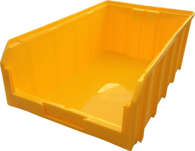 Пластиковый ящик СТЕЛЛА-ТЕХНИК V-4 502 х 305 х 186 мм жёлтый