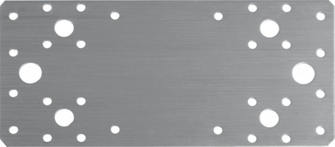 Пластина крепежная ЗУБР НКП-2.0 200х90х2мм нержавеющая 310636-200