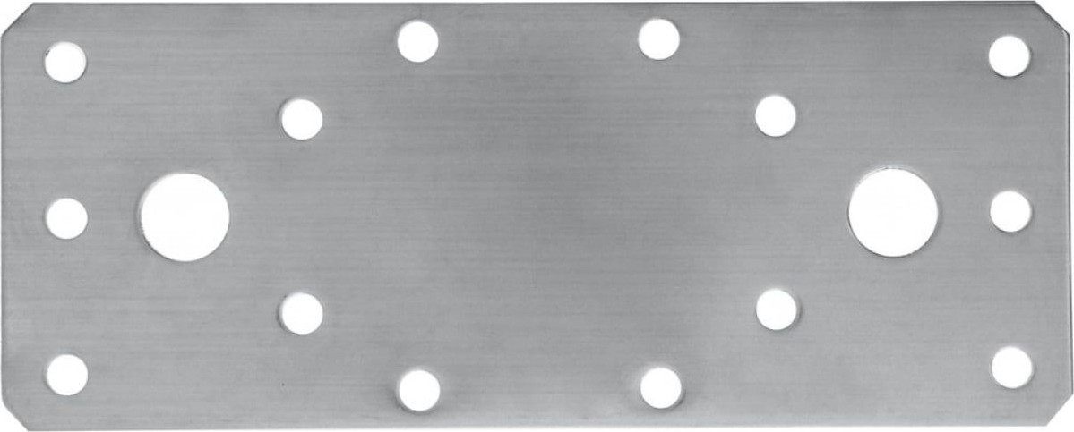 Пластина крепежная ЗУБР НКП-2.0 140х55х2мм нержавеющая 310636-140