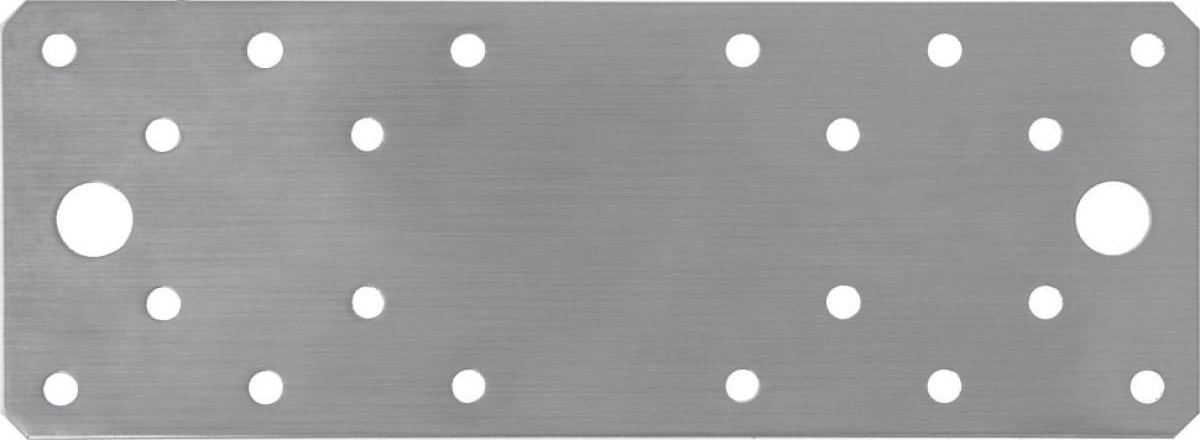 Пластина крепежная ЗУБР НКП-2.0 180х65х2мм нержавеющая 310636-180