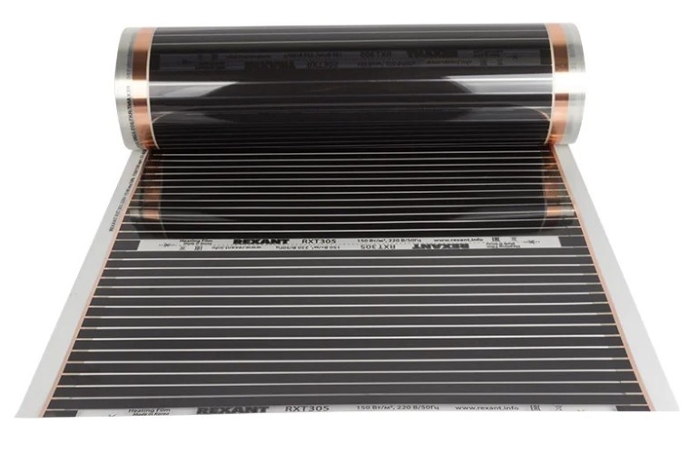 Пленка инфракрасная REXANT 51-0511-7 Optima 150 8 м²/0,5х16 м/1200 вт