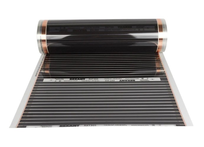 Пленка инфракрасная REXANT 51-0510-7 Optima 150 7 м²/0,5х14 м/ 1050 вт - изображение 5
