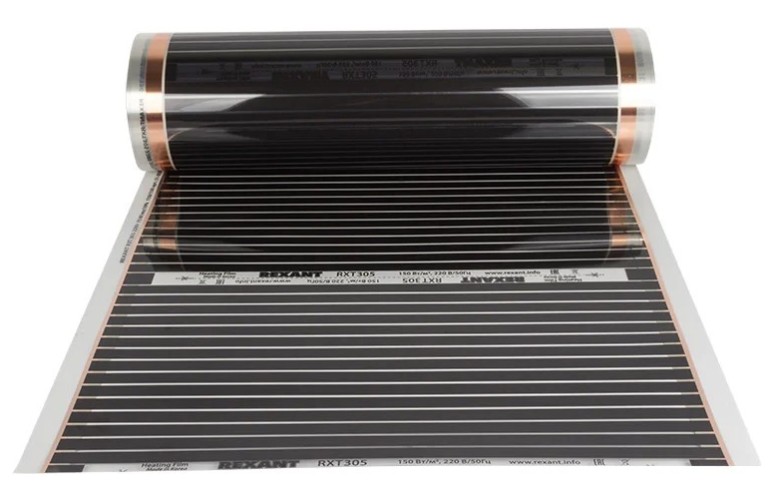Пленка инфракрасная REXANT 51-0516-7 Optima 150 13 м²/0,5х26 м/1950 вт