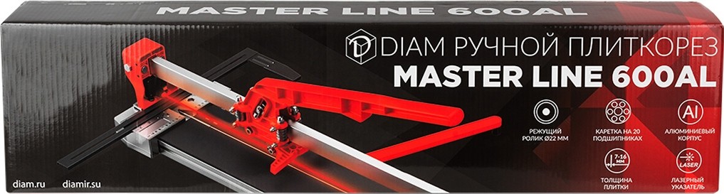 Плиткорез DIAM Master Line-600AL ручной 600154 - изображение 3