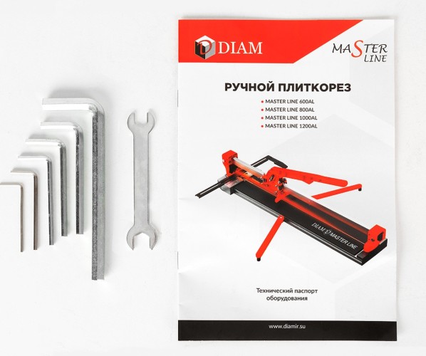 Плиткорез DIAM Master Line-600AL ручной 600154 - изображение 4