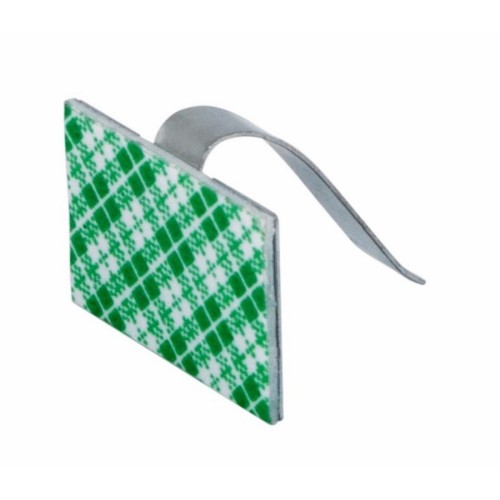 Площадка c клипсой REXANT 07-2430 самоклеящиеся металлические 30х20 мм 100шт/уп - изображение 2