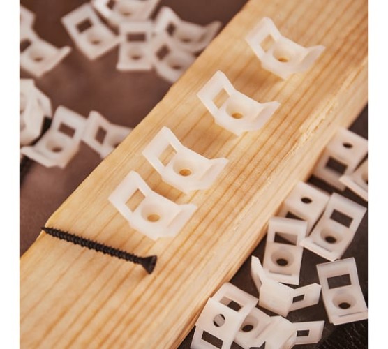 Площадка для крепления стяжки REXANT 29x15 мм, белая (пс-2) упаковка 100 шт. 07-2104 - изображение 2