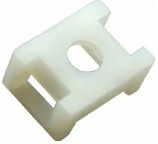 Площадка для крепления стяжки REXANT 22x16 мм, белая (пс-2) упаковка 10 шт. 07-2102-10