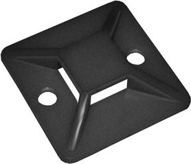Площадка под хомуты IEK UHP самокл. 20х20 черн. (уп.100шт)  UHP31-20-100