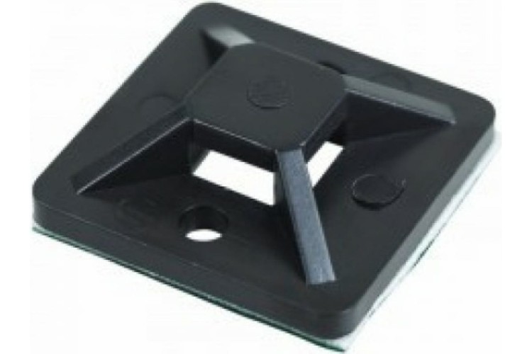 Площадка REXANT 20х20 мм, черная самоклеящаяся упаковка 100 шт. 07-2021