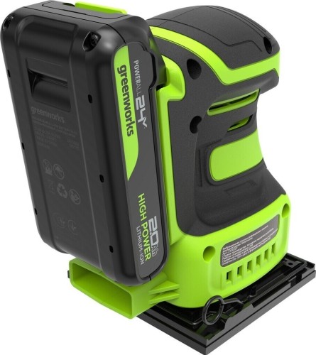 Плоская шлифмашина аккумуляторная GREENWORKS G24SS14 24V, АКБ 2Ач и ЗУ 3100507CUA - изображение 4