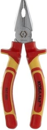 Плоскогубцы диэлектрические Кобальт 647-000 1000 V, 160 мм