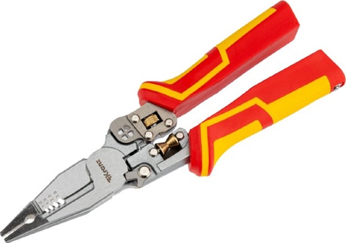 Плоскогубцы диэлектрические Kranz PRO 210мм многофункциональные с тестером KR-12-4656-3 - изображение 5