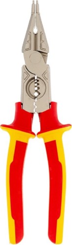 Плоскогубцы диэлектрические Kranz 238мм многофункциональные со съемником KR-12-4657-3