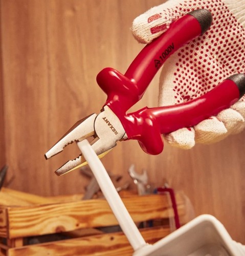 Плоскогубцы диэлектрические REXANT 12-4611-3 комбинированные 160мм, до 1000B - изображение 3