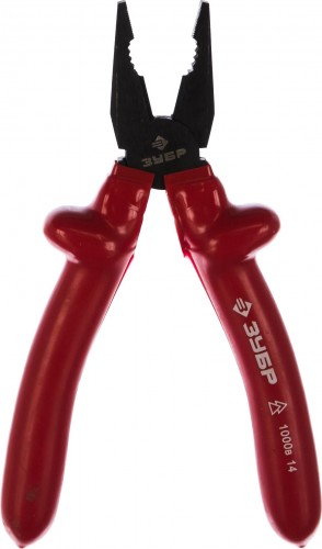 Плоскогубцы диэлектрические ЗУБР "ЭЛЕКТРИК" 200 мм 2214-1-20 2214-1-20_z02 - изображение 2