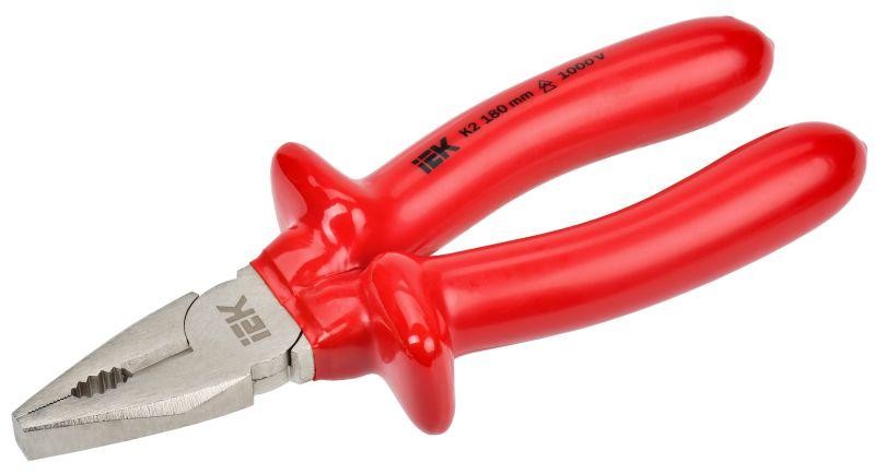 Плоскогубцы диэлектрические IEK ARMA2L 3 Profi 1000B 180мм A2L3-PL20-K2-180
