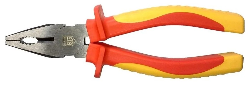 Плоскогубцы диэлектрические BERGER BG1174 до 1000V 185 мм