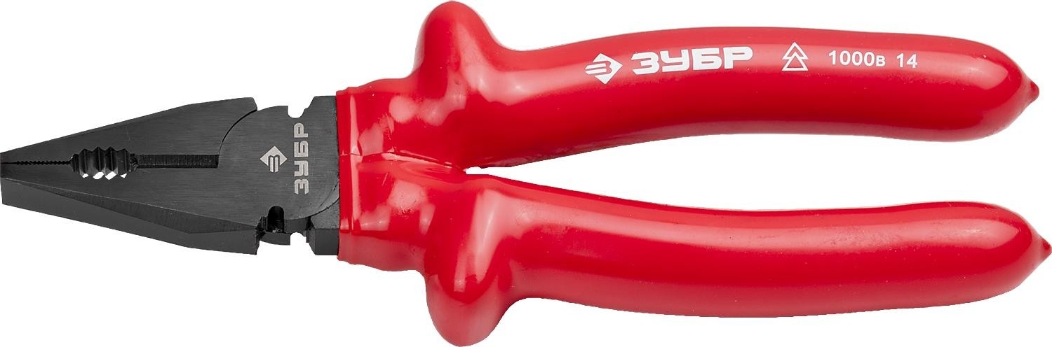 Плоскогубцы диэлектрические ЗУБР "ЭЛЕКТРИК" 200 мм 2214-1-20 2214-1-20_z02
