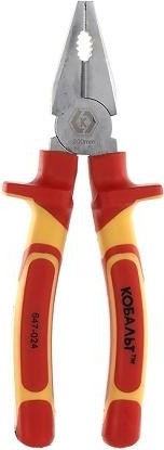 Плоскогубцы диэлектрические Кобальт 647-024 1000 V, 200 мм