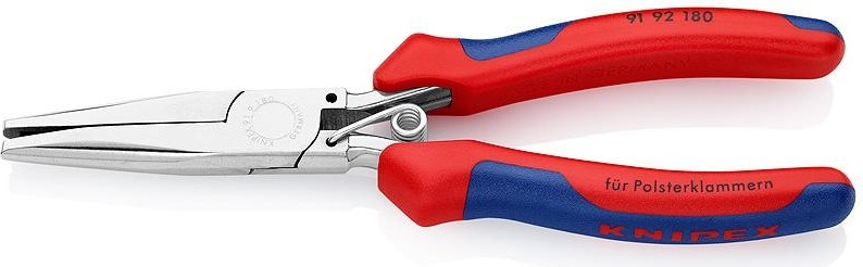 Плоскогубцы для мебельных скоб KNIPEX 9192180 185 мм KN-9192180