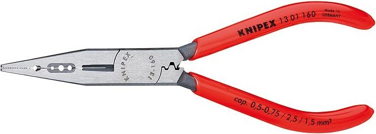 Плоскогубцы для снятия изоляции KNIPEX 1301160 160 мм и опрессовки контактов KN-1301160