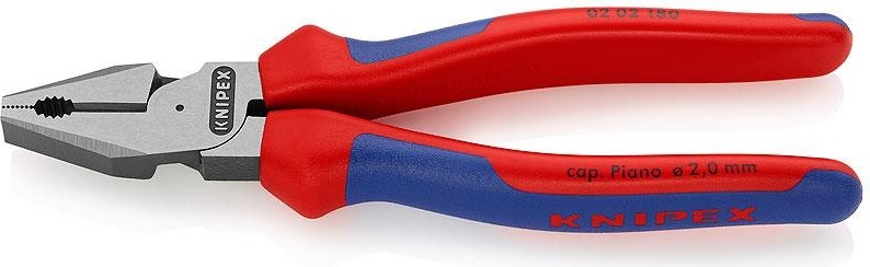 Плоскогубцы KNIPEX 0202180SB 180 мм комбинированные, особой мощности KN-0202180SB