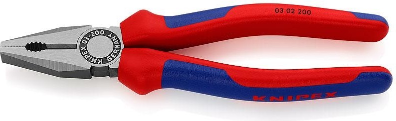 Плоскогубцы KNIPEX 0302200SB 200 мм комбинированные KN-0302200SB