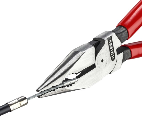 Плоскогубцы KNIPEX KN-0821185SB комбинированные остроконечные с удлиненными губкам - изображение 2