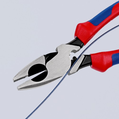 Плоскогубцы KNIPEX KN-0912240TBK Lineman's электромонтажные, зона обжима, 240 мм - изображение 3