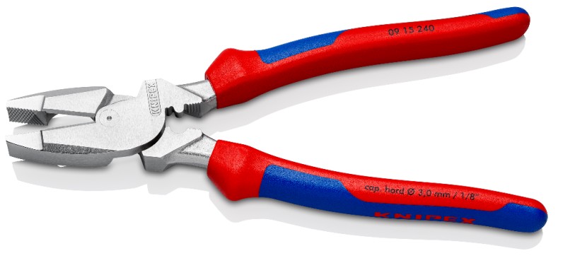 Плоскогубцы KNIPEX KN-0915240 Lineman's электромонтажные, зона обжима, 240 мм - изображение 2